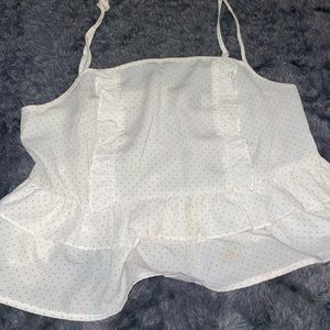 Small cupcake top with yellow small pokadots super comfy and soft